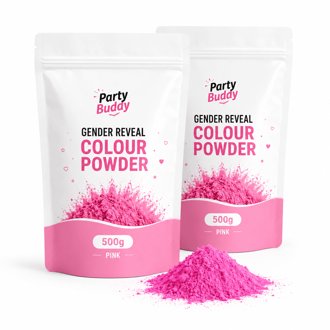 Gender Reveal Colour Powder Refill – 1kg - PINK — image 1