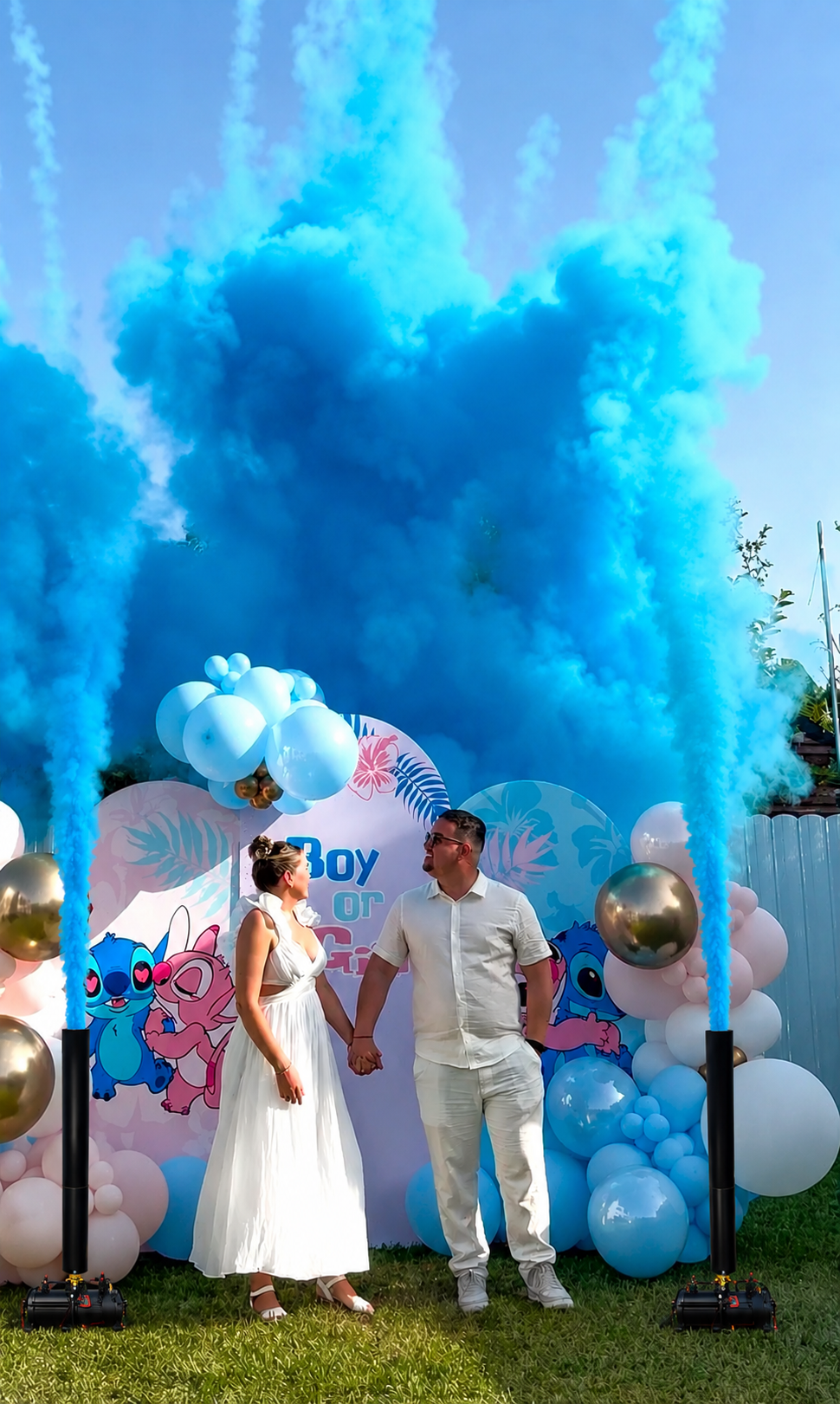 Multicolor Large Powder Cannon
