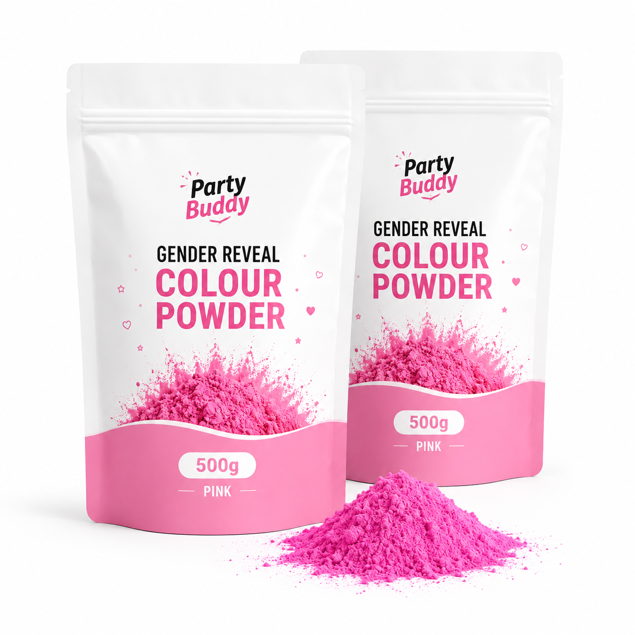 Gender Reveal Colour Powder Refill – 1kg - PINK party hire item Melbourne