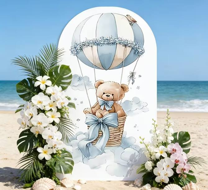 Arch Backdrop Cloth Cover 2m party hire item in Melbourne